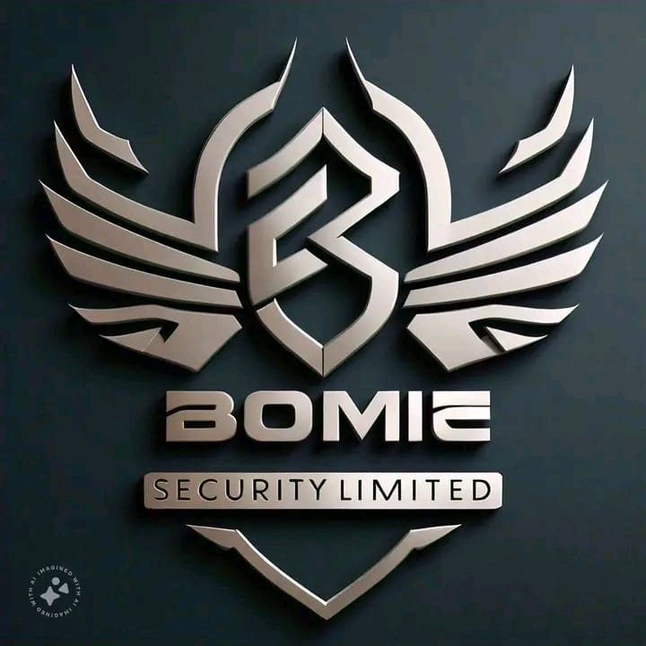 Bomie Security Background Logo